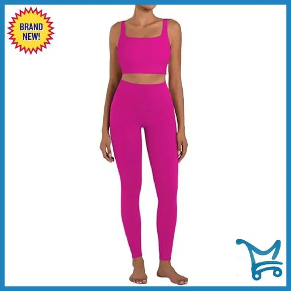 High Waist Tummy Control Workout Leggings, 4-Way Stretch, Side Pockets - Picture 5 of 8